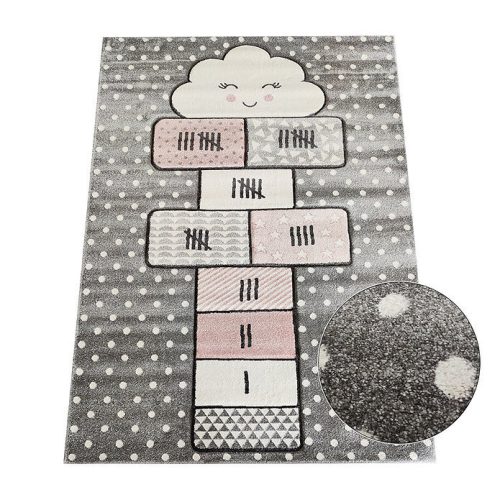 Ber Smart kids 22604 gri 140 X 190 cm covor copii moale