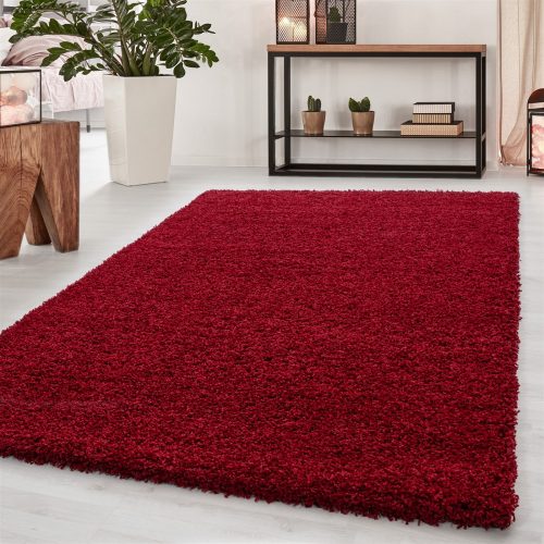Ay dream 4000 Roşu 65x130cm monocolor shaggy covor