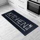 MY. SIL Covor de bucătărie 77x197cm-negru kitchen