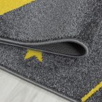  Magazin 2. Covor rotund pentru copii Ay. kids 610 galben, 120 cm, la reducere