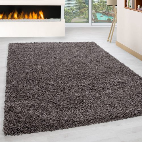 Ay life 1500 taupe 80x150cm monocolor shaggy covor