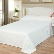 Cuverturi de pat Emily alb în carouri 235x250cm