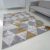 Modern covor, ZARIF 9928 gri-aur 80x150cm