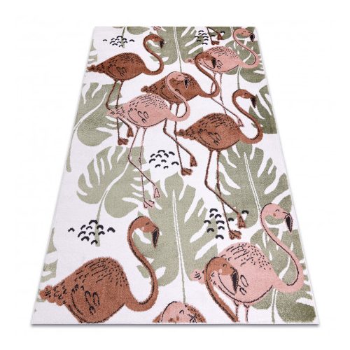  Magazin 21. Covor FUN Flami pentru copii, flamingi crem 80x150 cm
