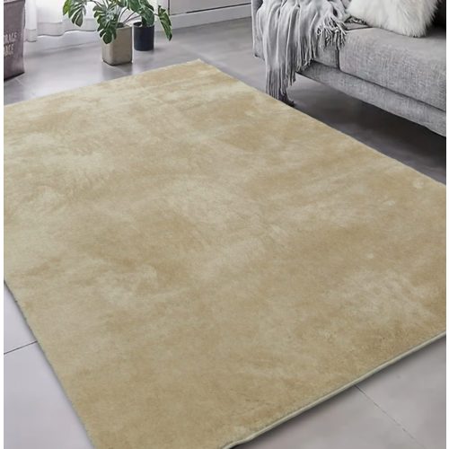  Covor moale Den Olívia Beige 66x110cm - cauciuc pe spate