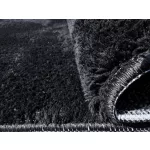  Covor moale Den Olívia Black 66x110cm-cauciuc pe spate