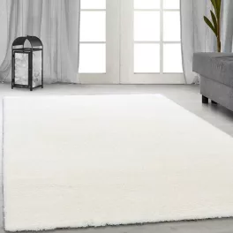 Moale Shaggy covor 150X230Cm Belinda aproape alb covor