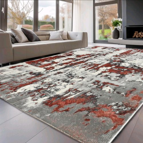  Den Sunset 9428 Gri-Roz 160x230cm covor modern