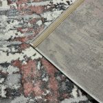  Covor modern Den Sunset 9428 Gri-Roz 60x110cm