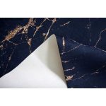 Ber Porte 2007 aur-negru 60x100cm- covor modern subtire