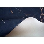 Ber Porte 2007 aur-negru 60x100cm- covor modern subtire