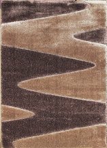   covor cu fir lung, Ber Seher 3D 2652 140X190Cm maro-bej covor