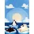 Ber Porte 8034 albastru 160x220cm- covor copii subtire