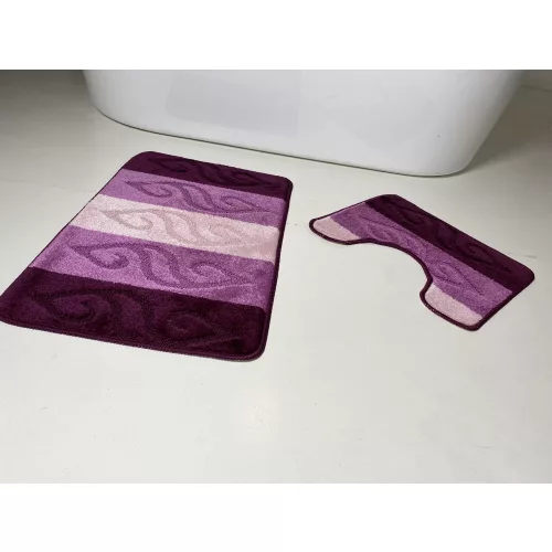 Covorase de baie 2 set - violet