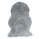 ASY Auckland Luxury Faux Sheepskin 070x100cm Silver covor