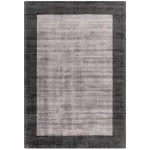 ASY Blade Border Rug 160x230cm Charcoal Silver 04 covor