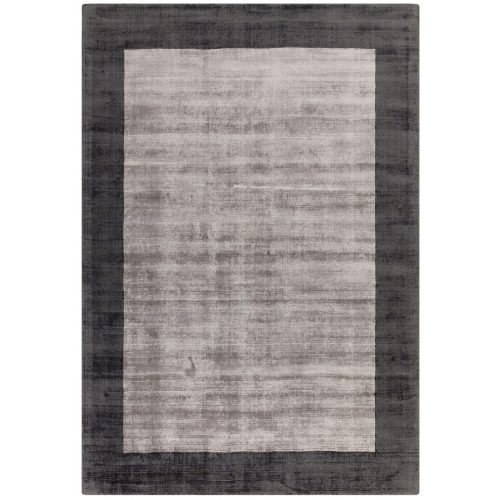 ASY Blade Border Rug 160x230cm Charcoal Silver 04 covor