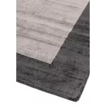 ASY Blade Border Rug 160x230cm Charcoal Silver 04 covor