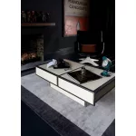  Covor ASY Blade Border 200x200cm Charcoal Silver 04