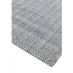 ASY Ives covor 100x150cm negru alb