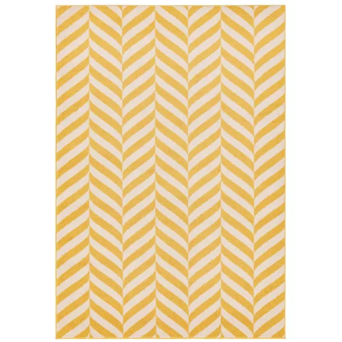  Covor ASY Muse 080x150cm Galben Chevron Rug MU08