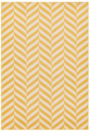  Covor ASY Muse 080x150cm Galben Chevron Rug MU08