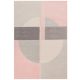 ASY Muse 120x170cm Pink Circle Rug MU21 covor