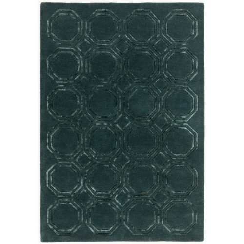 ASY Nexus Rug 120x170cm Octagon Petrol covor