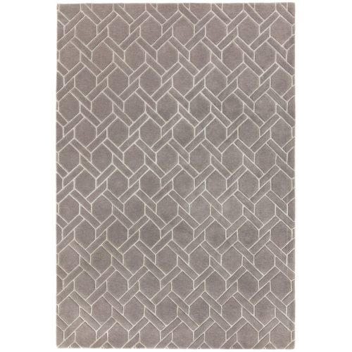 ASY Nexus covor 160x230cm Fine Lines Gri/Silver