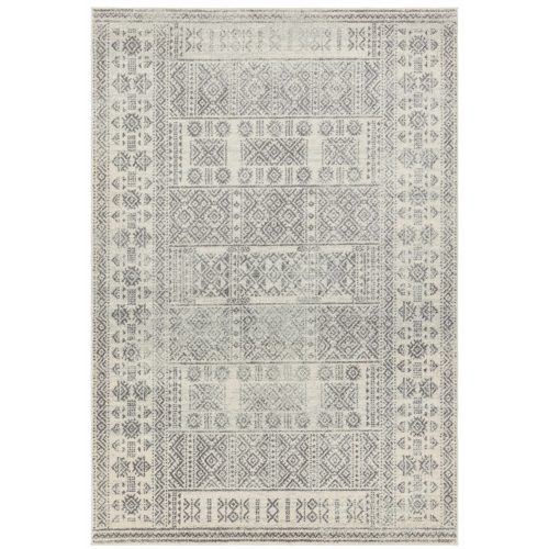 ASY Nova 160x230cm Tribal Grey Rug NV33 covor