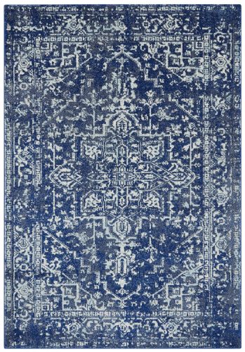 ASY Nova 200x290cm Antique Navy Rug NV11 covor