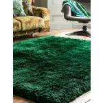 ASY Plush Rug 120x170cm Emerald covor