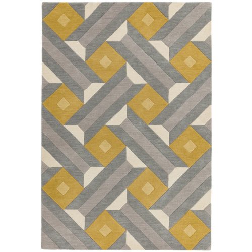 ASY Reef Rug 160x230cm RF01 Motif Ochre Grey covor