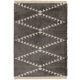 ASY Rocco Rug 120x170cm RC04 CHARCOAL covor