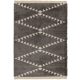 ASY Rocco Rug 160x230cm RC04 CHARCOAL