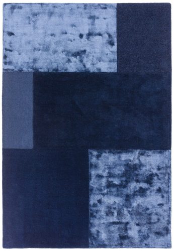 ASY Tate Tonal Textures Rug 160x230cm Navy covor