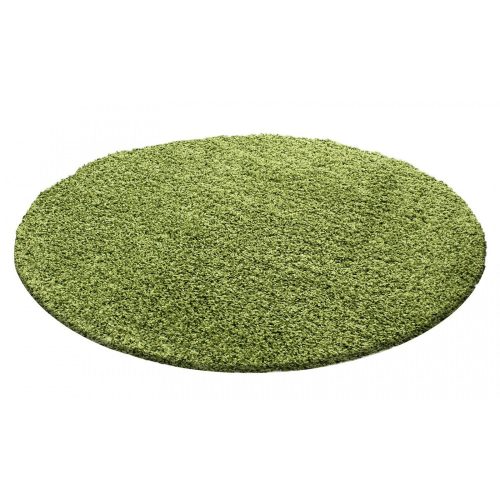 Ay life 1500 verde 120cm monocolor cerc shaggy covor