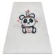  Magazin 21. BAMBINO 1129 covor panda lavabil pentru copii antiderapant - crem 80x150 cm