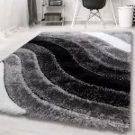 Luxos SHAGGY SHAGGY covor, Elvira 1136 gri 60set=60x220+2bucx60x110cm