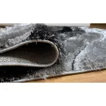 Luxos SHAGGY SHAGGY covor, Elvira 1136 gri 60set=60x220+2bucx60x110cm