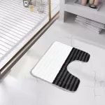 Covoras baie 3 piese - DEN gri dungi
