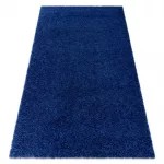 Covor SOFFI shaggy 5cm albastru închis 200x290 cm