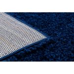 Covor, Traversa SOFFI shaggy 5cm albastru închis - 80x300 cm