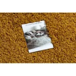 Covor, Traversa SOFFI shaggy 5cm auriu - 80x300 cm