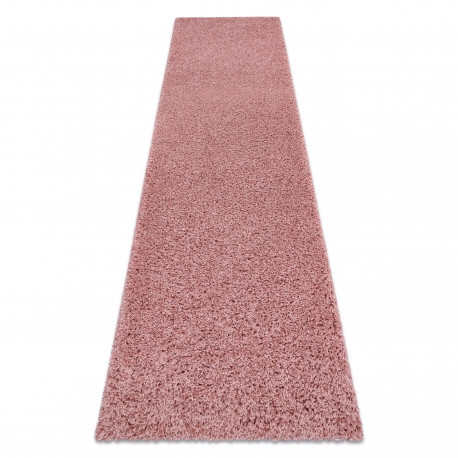 Covor, Traversa SOFFI shaggy 5cm roz - 80x300 cm