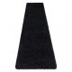 Covor, Traversa SOFFI shaggy 5cm negru - 80x300 cm