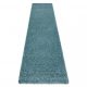 Covor, Traversa SOFFI shaggy 5cm albastru - 80x300 cm