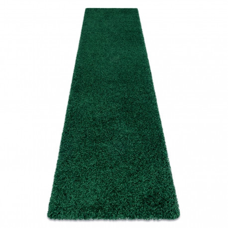 Covor, Traversa SOFFI shaggy 5cm verde - 80x300 cm