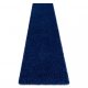 Covor, Traversa SOFFI shaggy 5cm albastru închis - 80x250 cm