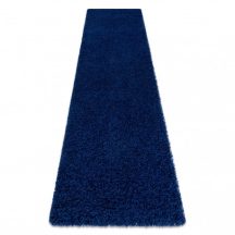   Covor, Traversa SOFFI shaggy 5cm albastru închis - 80x200 cm